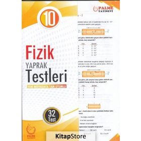 10. Sınıf Fizik Yaprak Testleri Palme Yayınları
