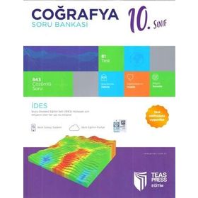 10.Sınıf İdes Coğrafya Soru Bankası Teas Press Yayınları