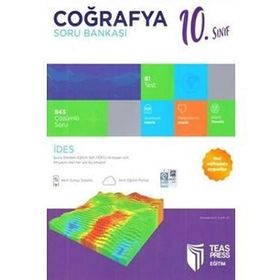 10.Sınıf İdes Coğrafya Soru Bankası Teas Press Yayınları