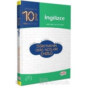 10.Sınıf İngilizce Öğretmenin Ders Notları Editör Yayınları