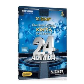 10. Sınıf Kimya 24 Adımda Özel Konu Anlatımlı Soru Bankası Sınav Dergisi Yayınları