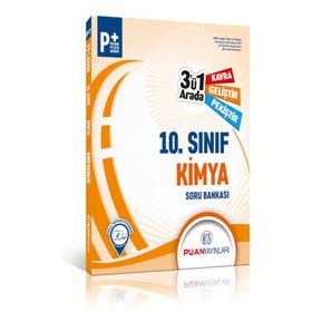 10. Sınıf Kimya 3'ü 1 Arada Soru Bankası Puan Yayınları