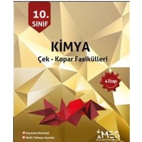 10.Sınıf Kimya 4.Etap Çek-Kopar Fasikülleri-İmes Eğitim Yayınları