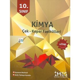 10.Sınıf Kimya 4.Etap Çek-Kopar Fasikülleri-İmes Eğitim Yayınları