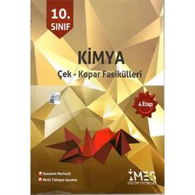 10.Sınıf Kimya 4.Etap Çek-Kopar Fasikülleri-İmes Eğitim Yayınları