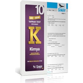 10. Sınıf Kimya Çek Kopar Yaprak Test 24 Adet - kollektif