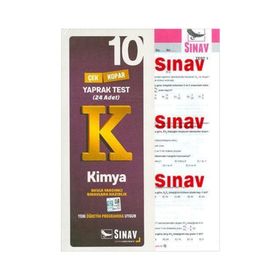 10. Sınıf Kimya Çek Kopar Yaprak Test 24 Adet - kollektif