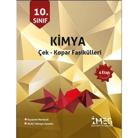 10. Sınıf Kimya Çek Kopar Yaprak Test 24 Adet - kollektif