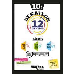 10.Sınıf Kimya Dekatlon 12 Deneme-Ankara Yayıncılık
