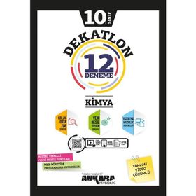 10.Sınıf Kimya Dekatlon 12 Deneme-Ankara Yayıncılık