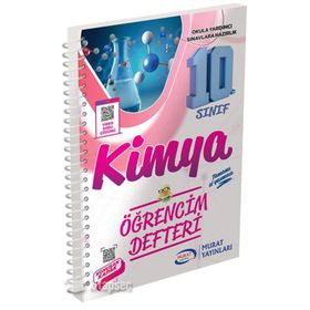 10 Sınıf Kimya Öğrencim Defteri Murat Yayınları