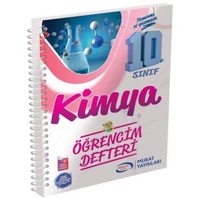 10 Sınıf Kimya Öğrencim Defteri Murat Yayınları