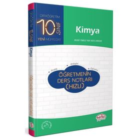 10. Sınıf Kimya Öğretmenin Ders Notları - Editör Yayınları