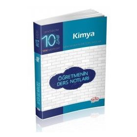 10. Sınıf Kimya Öğretmenin Ders Notları Kollektif Editör Yayınları