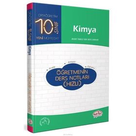 10. Sınıf Kimya Öğretmenin Hızlı Ders Notları-Editör Yayınları