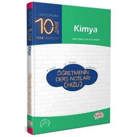 10. Sınıf Kimya Öğretmenin Hızlı Ders Notları-Editör Yayınları