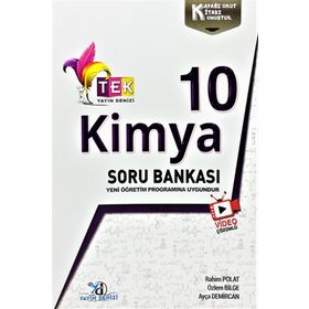 10. Sınıf Kimya TEK Serisi Video Çözümlü Soru Bankası Yayın Denizi Yayınları