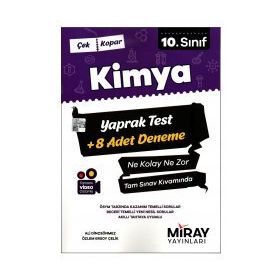 10.Sınıf Kimya Yaprak Testler-Miray Yayınları