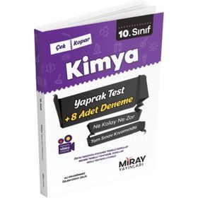 10.Sınıf Kimya Yaprak Testler-Miray Yayınları