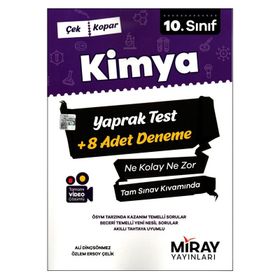 10.Sınıf Kimya Yaprak Testler-Miray Yayınları