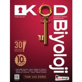 10. Sınıf Kod Biyoloji Kazanım Odaklı Denemeleri Kafa Dengi Yayınları