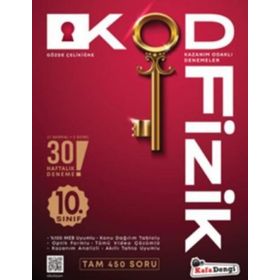 10. Sınıf Kod Fizik Kazanım Odaklı Denemeleri Kafa Dengi Yayınları