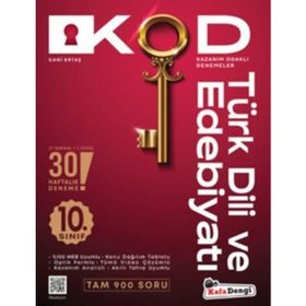 10. Sınıf Kod Türk Dili ve Edebiyatı Kazanım Odaklı Denemeleri Kafa Dengi Yayınları