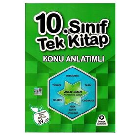 10. Sınıf Konu Anlatımlı Örnek - Akademi Yayınları