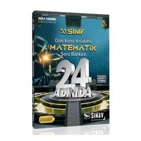 10. Sınıf Matematik 24 Adımda Özel Konu Anlatımlı Soru Bankası / Komisyon / Sınav Dergisi Yayınları