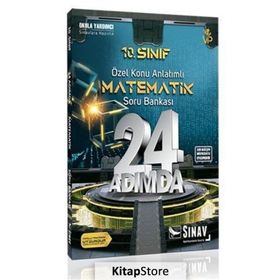 10. Sınıf Matematik 24 Adımda Özel Konu Anlatımlı Soru Bankası / Komisyon / Sınav Dergisi Yayınları