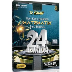 10. Sınıf Matematik 24 Adımda Özel Konu Anlatımlı Soru Bankası / Komisyon / Sınav Dergisi Yayınları