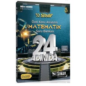 10. Sınıf Matematik 24 Adımda Özel Konu Anlatımlı Soru Bankası / Komisyon / Sınav Dergisi Yayınları