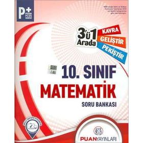 10. Sınıf Matematik 3`ü 1 Arada Soru Bankası Puan Yayınları