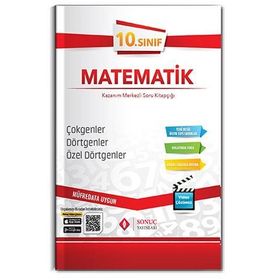 10. Sınıf Matematik Çokgenler Dörtgenler Özel Dörtgenler Kazanım Merkezi-Sonuç Yayınları