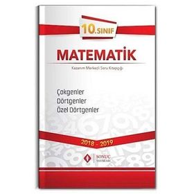10. Sınıf Matematik Çokgenler Dörtgenler Özel Dörtgenler Kazanım Merkezi-Sonuç Yayınları