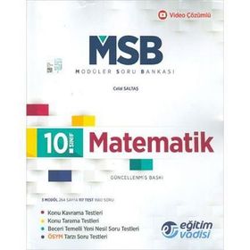 10.Sınıf Matematik Modüler Soru Bankası - Eğitim Vadisi Çözüm