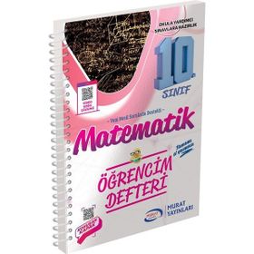 10 Sınıf Matematik Öğrencim Defteri Murat Yayınları