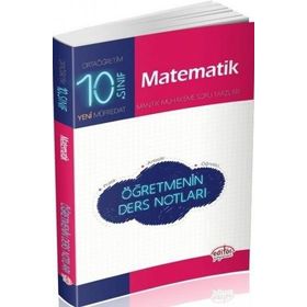 10. Sınıf Matematik Öğretmenin Ders Notları Editör Yayınları