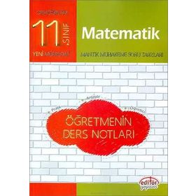 10. Sınıf Matematik Öğretmenin Ders Notları Editör Yayınları