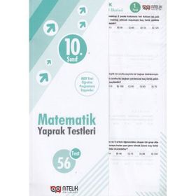 10.Sınıf Matematik Yaprak Test - Nitelik Yayınları