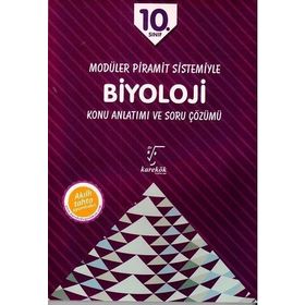 10. Sınıf Modüler Piramit Sistemiyle Biyoloji Konu Anlatımı ve Soru Çözümü Karekök Yayınları