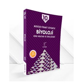 10. Sınıf Modüler Piramit Sistemiyle Biyoloji Konu Anlatımı ve Soru Çözümü Karekök Yayınları