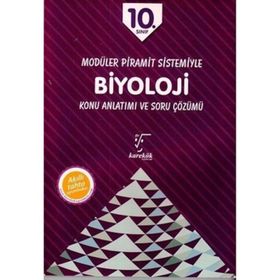 10. Sınıf Modüler Piramit Sistemiyle Biyoloji Konu Anlatımı ve Soru Çözümü Karekök Yayınları