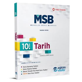 10.Sınıf Modüler Soru Bankası Tarih - Eğitim Vadisi Yayınları