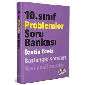 10. Sınıf Problemler Soru Bankası Editör Yayınevi