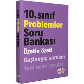 10. Sınıf Problemler Soru Bankası Editör Yayınevi