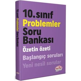 10. Sınıf Problemler Soru Bankası Editör Yayınevi