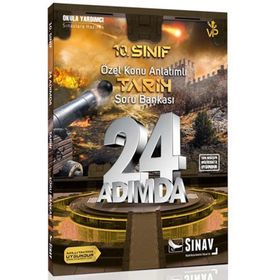 10. Sınıf Tarih 24 Adımda Özel Konu Anlatımlı Soru Bankası / Komisyon / Sınav Dergisi Yayınları