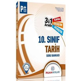 10. Sınıf Tarih 3'ü 1 Arada Soru Bankası Puan Yayınları