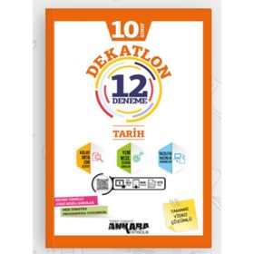 10.Sınıf Tarih Dekatlon 12 Deneme-Ankara Yayıncılık
